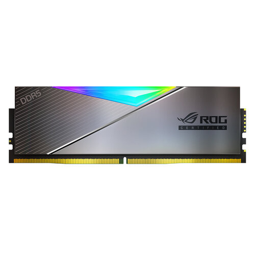 RAM ADATA LANCER DDR5 32GB(2X16) 6600 PLATA RGB ROG STRIX AX5U6600C3216G-DCLARROG 11M DE GARANTIA