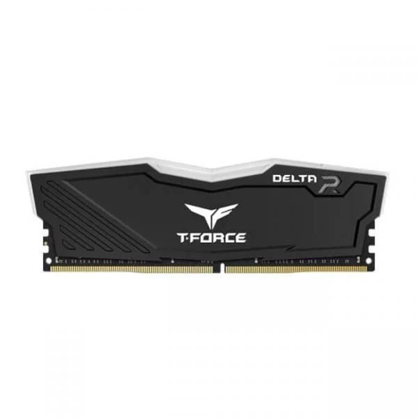 RAM TEAMGROUP T-FORCE DELTA DDR4 8GB 3200 NEGRO TF3D48G3200HC16F01 1AÑO DE GARANTIA