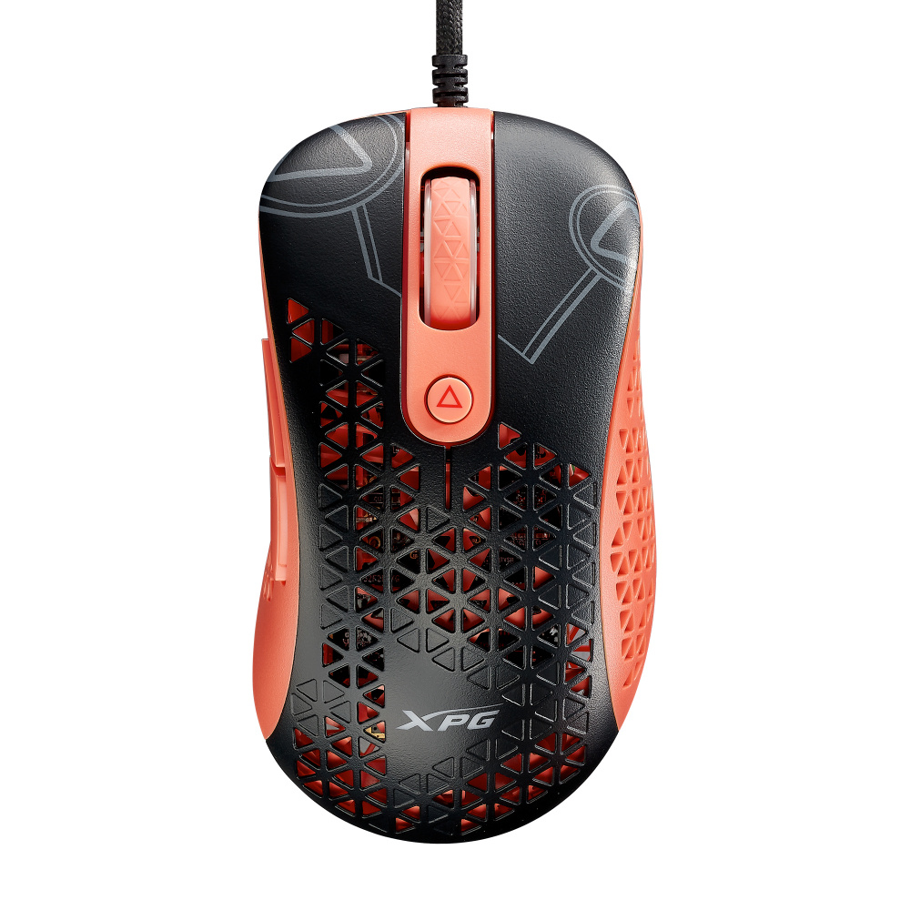 MOUSE ADATA XPG SLINGSHOT EDICION MERA NEGRO-ROSA USB-A SLINGSHOT-BK/OGCWW 03M DE GARANTIA
