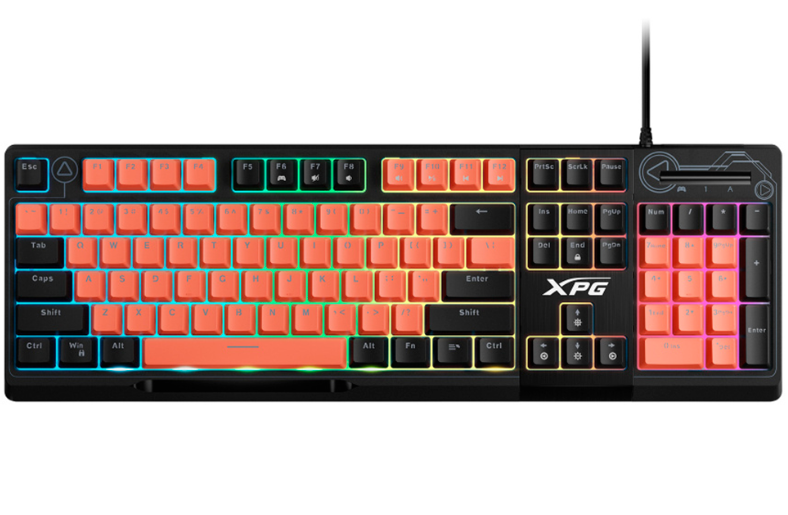 TECLADO ADATA XPG SEEKER EDICION MERA NEGRO-ROSA SEEKER105Z-BK/OGCES 11M DE GARANTIA
