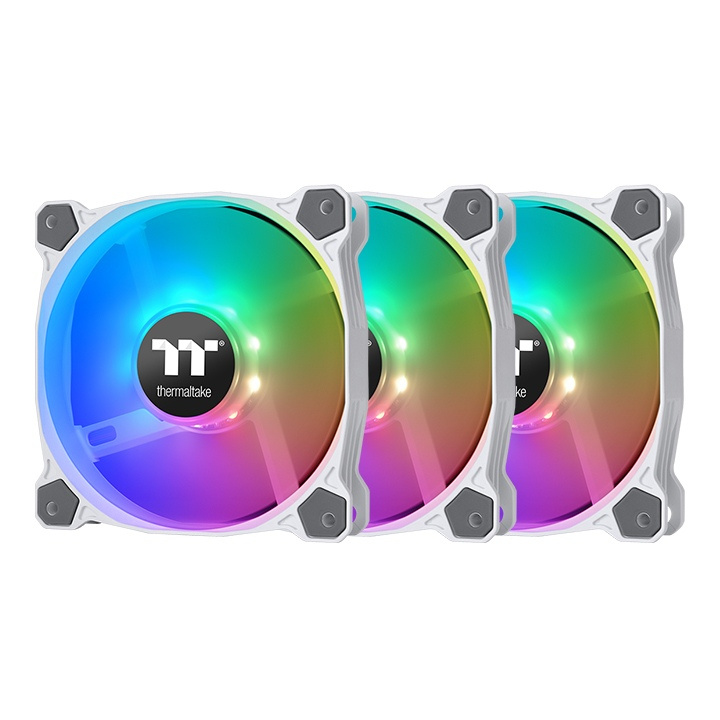 VENTILADOR THERMALTAKE PURE 12 ARGB 120MM 3 PACK CL-F127-PL12SW-A 3M DE GARANTIA