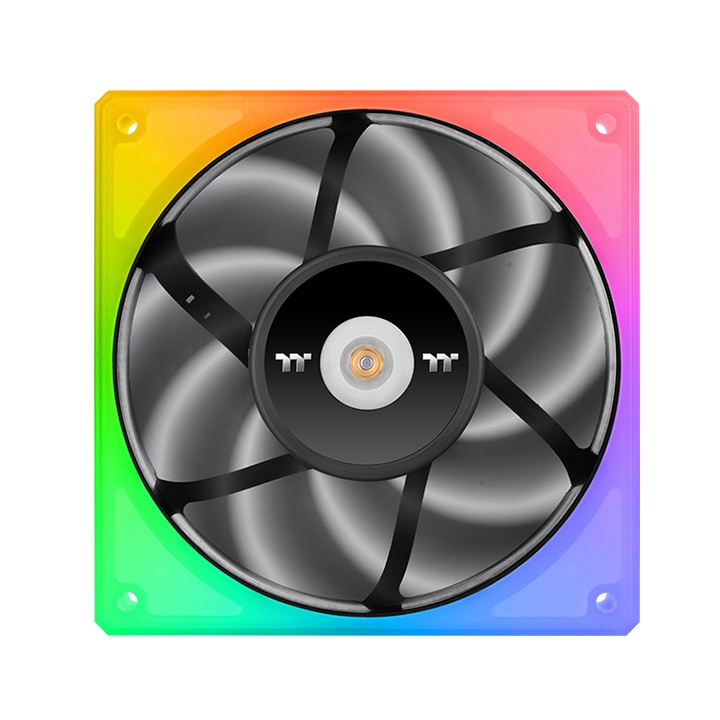 VENTILADOR THERMALTAKE TOUGHFAN 12 RGB 120MM 3PACK CL-F135-PL12SW-A 3M DE GARANTIA