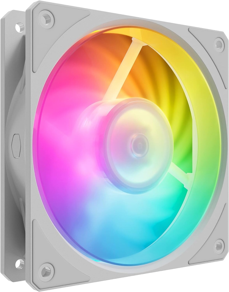 VENTILADOR COOLER MASTER MOBIUS120P ARGB WHITE MFZ-M2DW-24NP2-R1 1M DE GARANTIA