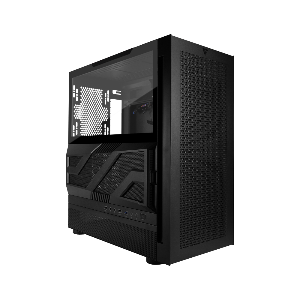 GABINETE GAME FACTOR CSG800 NEGRO ATX CRISTAL 11M DE GARANTIA
