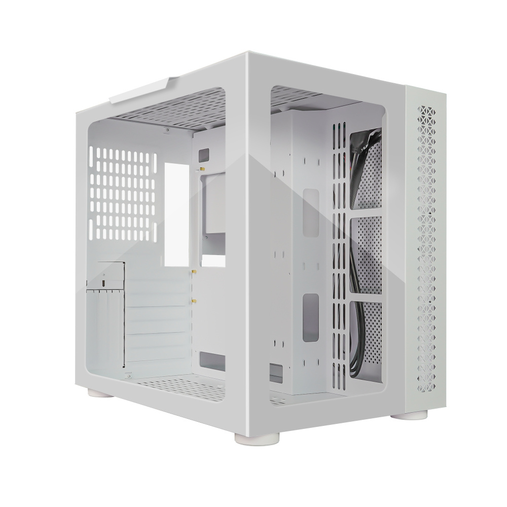 GABINETE GAME FACTOR CSG700 BLANCO ATX CRISTAL FRONTAL Y LATERAL 11M DE GARANTIA