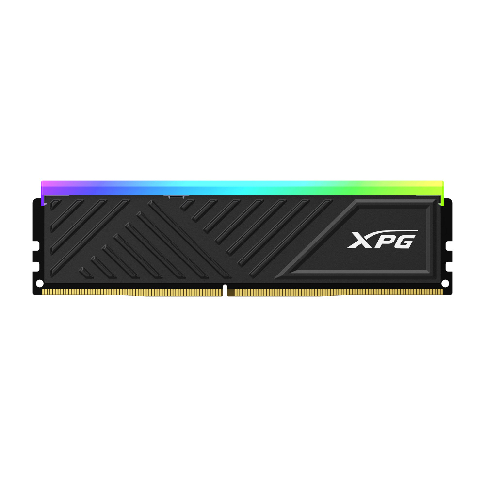 RAM ADATA D35 DDR4 8GB 3200 NEGRO RGB AX4U32008G16A-SBKD35G 11M DE GARANTIA