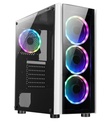 GABINETE XZEAL XZ110-1 RGB CON VENTANA MATX 3VEN S/FUENTE BLANCO XZCGB12W GARANTIA DIRECTO CON FABRICANTE