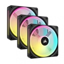 VENTILADOR CORSAIR ICUE LINK QX120 KIT 3X1 RGB 120MM NEGRO CO-9051002-WW 3M DE GARANTIA