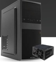 GABINETE ACTECK KIRUNA II NEGRO  MATX 500W ACERO AC-935685 3M DE GARANTIA(FUENTE)