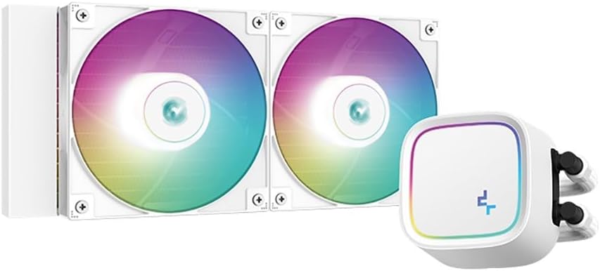 ENFRIAMIENTO DEEPCOOL LE520 BLANCO ARGB 240MM LGA1700/AM5 R-LE520-WHAMMN-G-1 11M DE GARANTIA