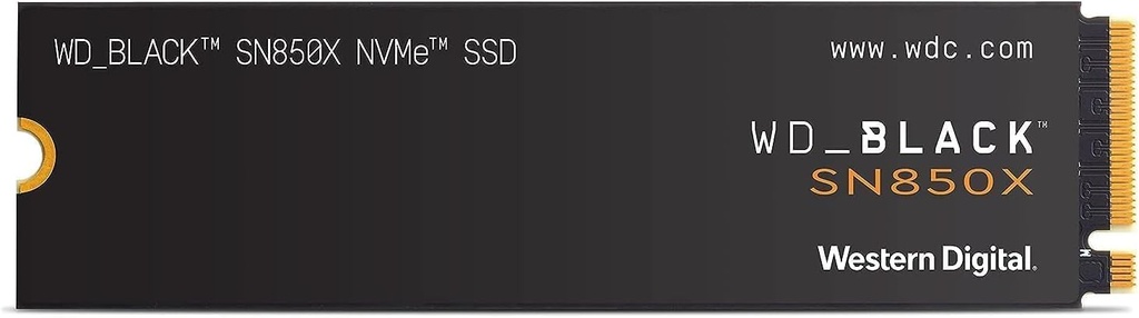 SSD WD BLACK SN850X NVME 2TB PCI EXPRESS 4.0 M2 WDS200T2X0E 1AÑO DE GARANTIA