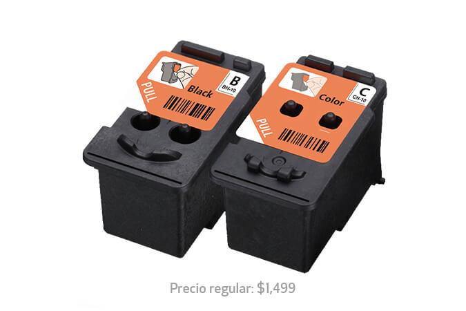 KIT CANON CABEZAL NEGRO/COLOR BH-10/CH-10 COM/G6010 G7010 G2160 G3160 G5010 3418C004AA SIN GARANTIA