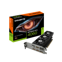 TVIDEO GIGABYTE RTX4060 OC LOW PROFILE 8GB 128BIT GDDR6 GV-N4060OC-8GL 11M DE GARANTIA