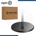 BASE P/SOPORTES ELGATO HEAVY BASE DISCO DE ACERO NEGRO 10AAD9901 11M DE GARANTIA