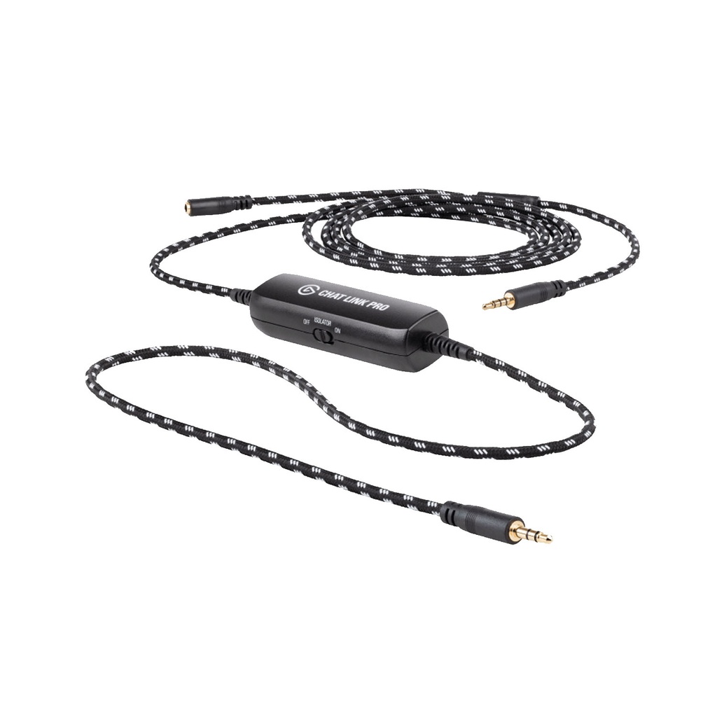 ADAPTADOR DE AUDIO ELGATO CHAT LINK PRO 3.5MM NEGRO 10GBC9901 11M DE GARANTIA