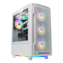 GABINETE GAMDIAS ATHENA M6 LITE BLANCO ATX ARGB S/FUENTE CRISTAL 11M DE GARANTIA