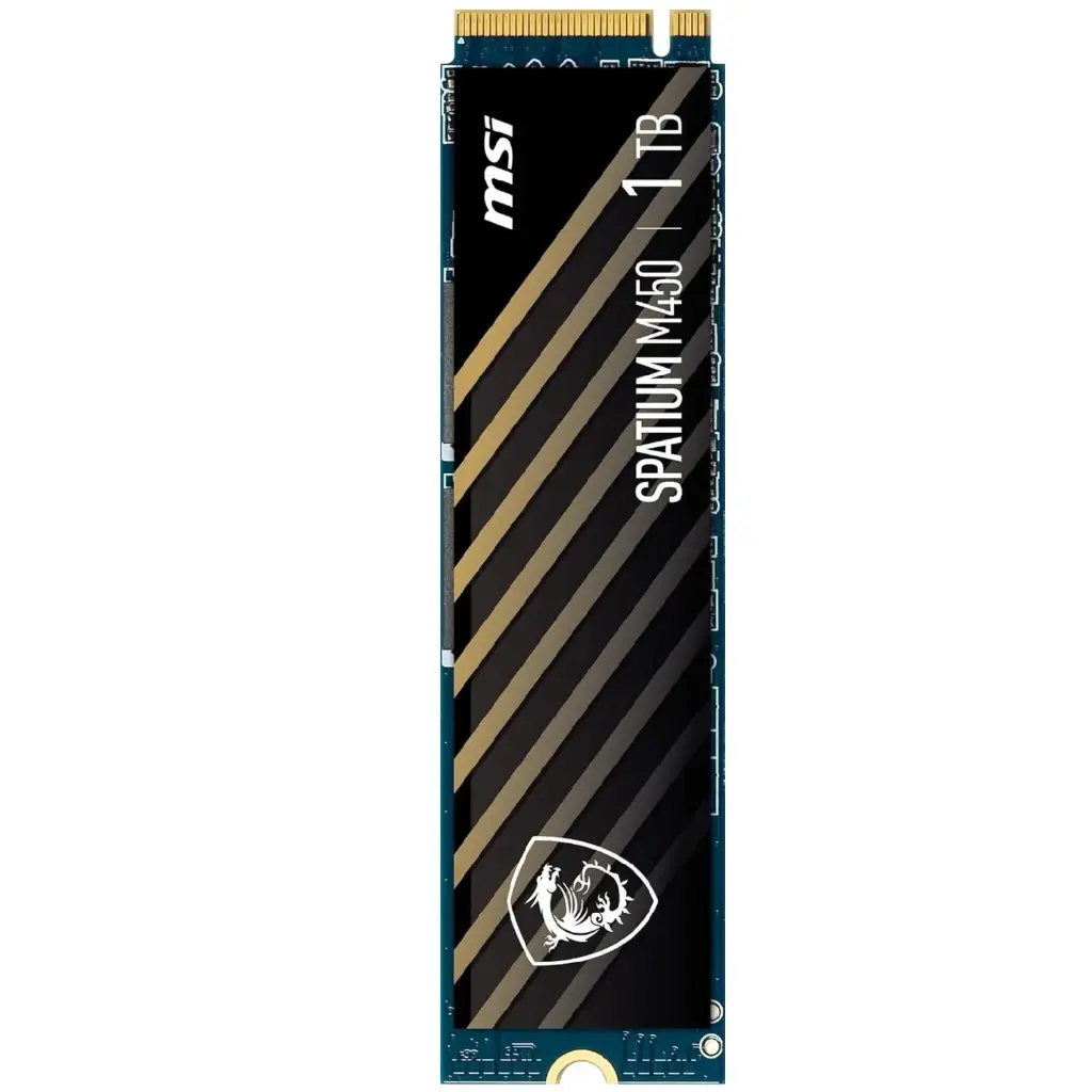 SSD MSI SPATIUM M450 1TB M2 PCIEX 3600/3000MBs SPATIUM M450 PCIE 4.0 NVME M.2 1TB 11M DE GARANTIA