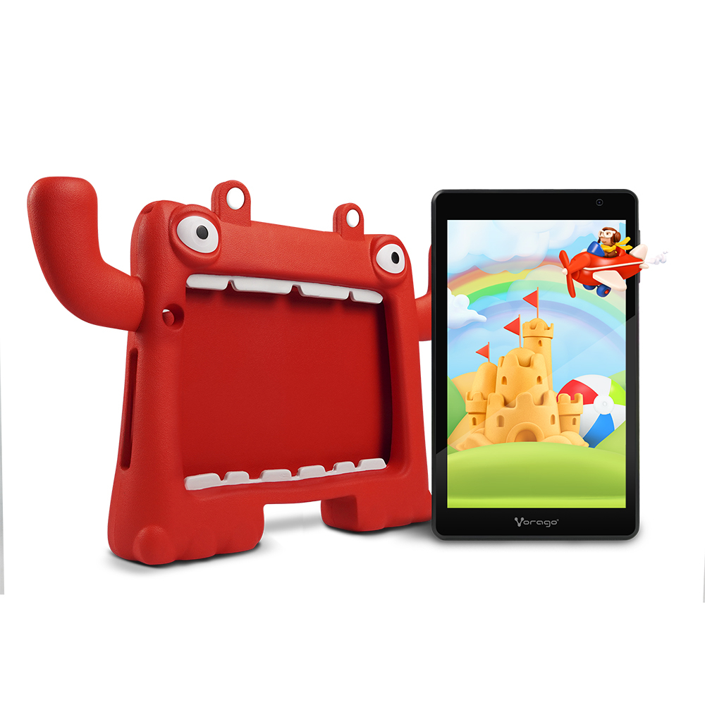 TABLET VORAGO PAD 8 KIDS 8 4GB 64GB ANDROID 13 QUADCORE 2GHZ ROJA PAD-8-KIDS-RD 11M DE GARANTIA