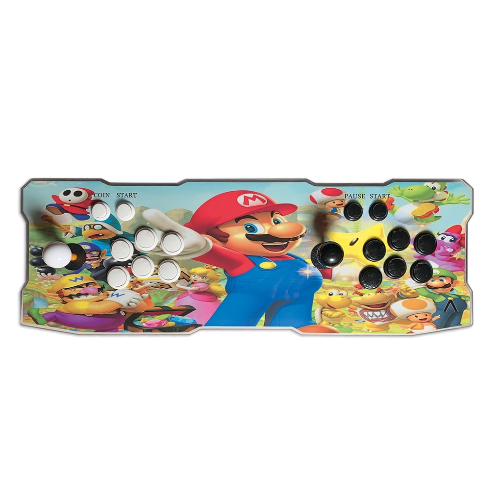 CONSOLA TABLERO AION 2P-M2 MARIO SUPER CON 6600 JUEGOS ARCADE 3D MULTIJUGADOR CONEXION HDMI VGA 3M DE GARANTIA