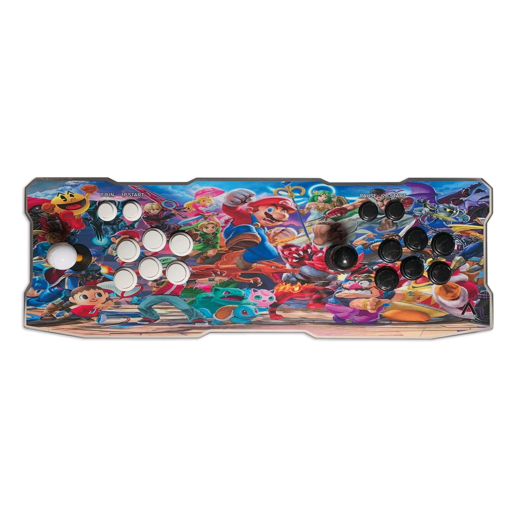 CONSOLA TABLERO AION 2P-M3 MARIO SMASH BROOS CON 6600 JUEGOS ARCADE 3D MULTIJUGADOR CONEXION HDMI VGA 3M DE GARANTIA