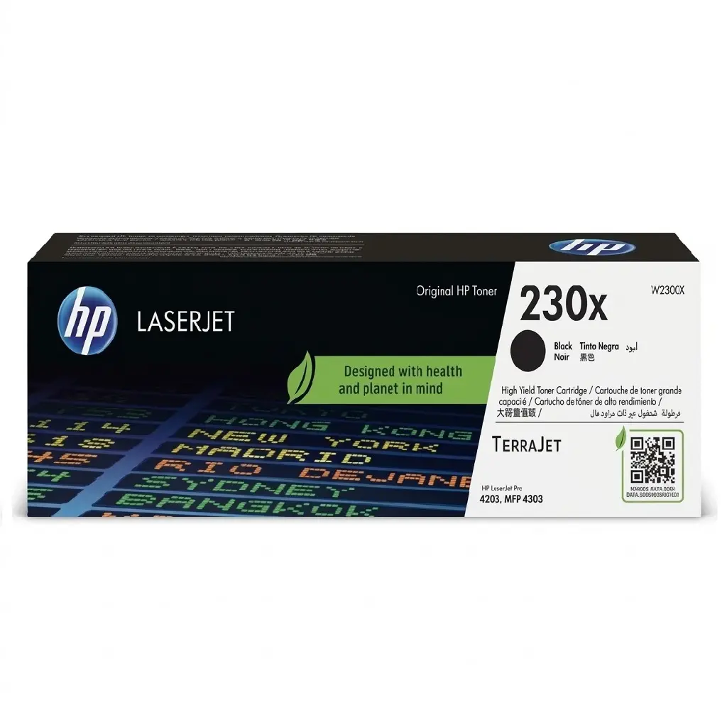 TONER HP 230X LASERJET NEGRO 7500 PAGS COM/4203/ MFP 4303 W2300X SIN GARANTIA