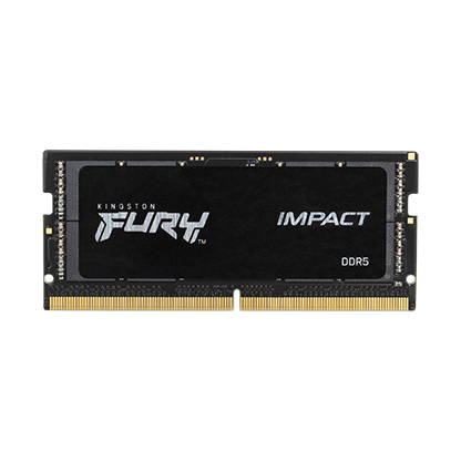 RAM KINGSTON FURY IMPACT SODDR5 16GB 5600 NEGRO KF556S40IB-16 12M DE GARANTIA