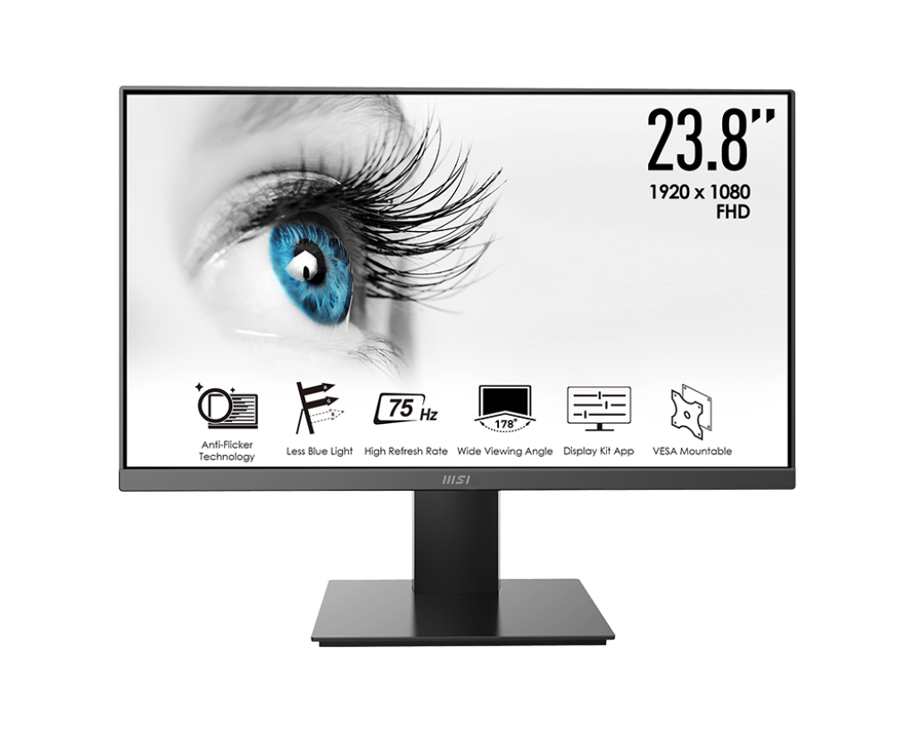 MONITOR GAMER MSI 23.8" MP241 60HZ 7MS IPS FHD FLAT HDMI MP241 11M DE GARANTIA