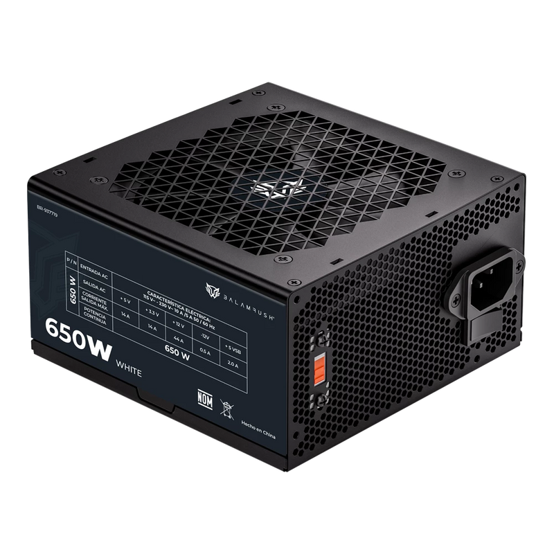 FUENTE BALAM RUSH PULSAR 650PR 650W 80+WHITE BR-937719 11M DE GARANTIA