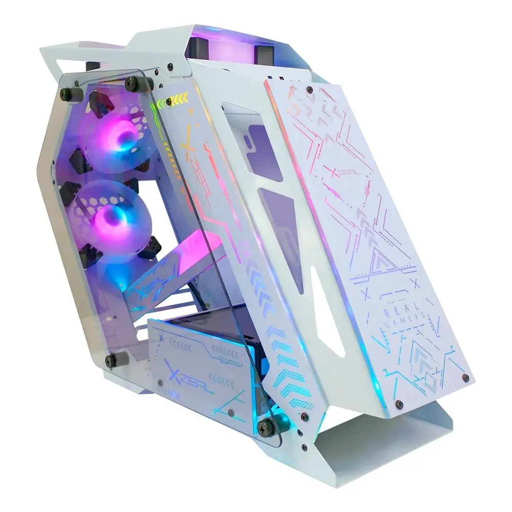 GABINETE XZEAL IR02 CON VENTANA MATX S/FUENTE BLANCO XZGAIRRGBW ARGB CON 1CONTROL GARANTIA DIRECTO CON EL FABRICANTE