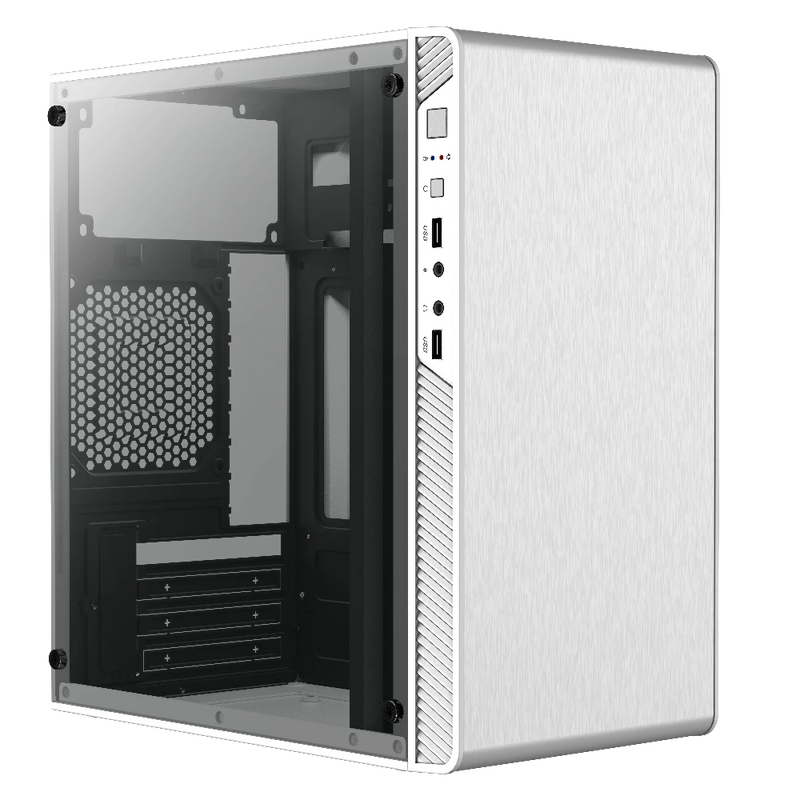 GABINETE ACTECK PERFORMANCE II GI215W BLANCO M-ATX 500W ACRILICO AC-935852 1M DE GARANTIA