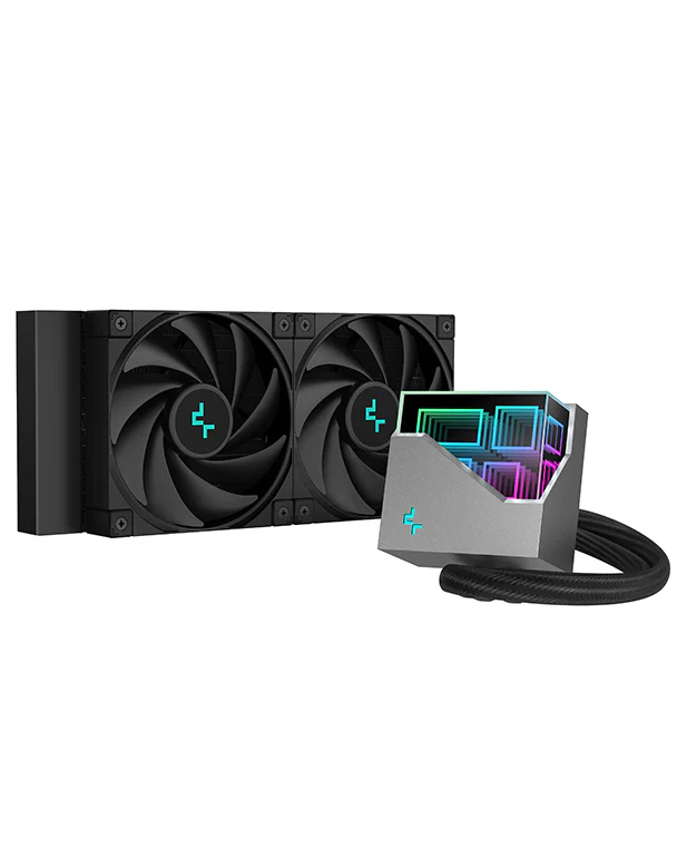 ENFRIAMIENTO DEEPCOOL LT520 NEGRO RGB 240MM LGA1700/AM5 R-LT520-BKAMNF-G-1 11M DE GARANTIA