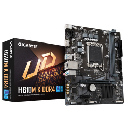 MOTHER INTEL H610M K GIGABYTE LGA1700 2xDDR4 128GB M-ATX 12M DE GARANTIA