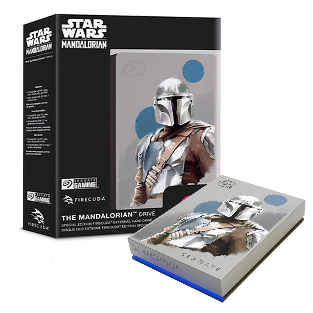 DD EXTERNO SEAGATE FIRECUDA GAMING 2TB 2.5" NEGRO EDITION THE MANDOLORIAN STKL2000405 11M DE GARANTIA