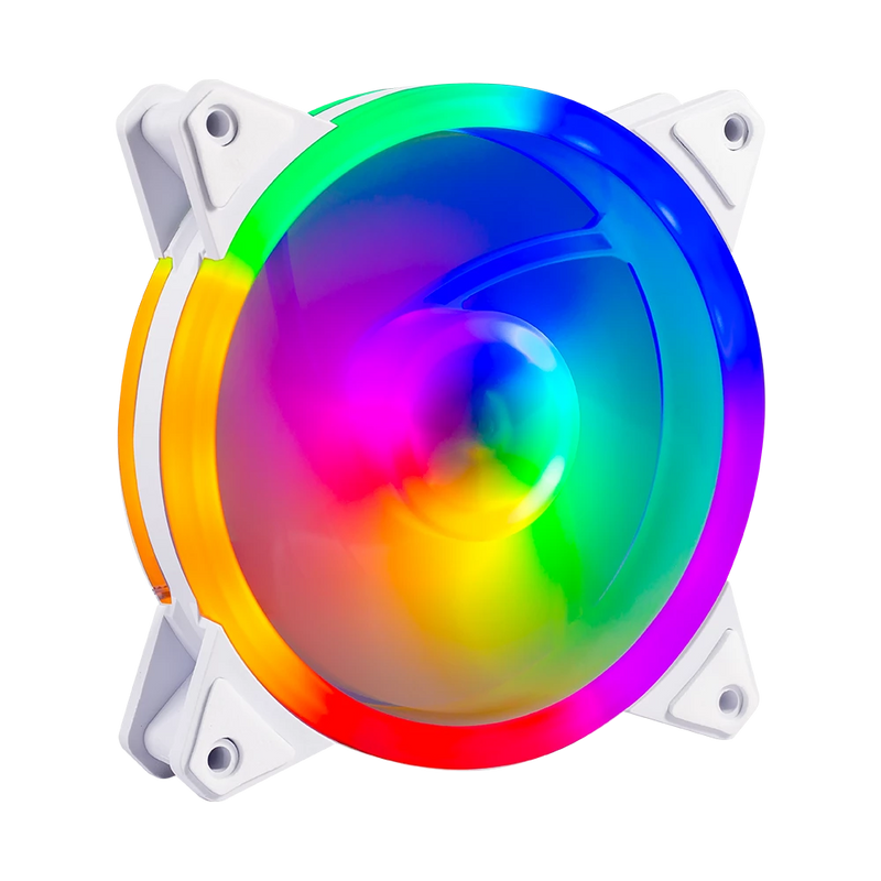 VENTILADOR BALAM RUSH EOLOX BLAZE EX30W 120MM BLANCO LED BR-938099 1M DE GARANTIA