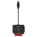 ADAPTADOR MANHATTAN USB2.0 SATA/IDE NEGRO 179195 1M DE GARANTIA