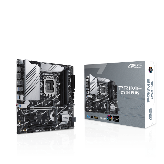 MB ASUS PRIME Z790M-PLUS 1700 DDR5 ATX HDMI DP 90MB1E70-M1AAY0 1 AÑO DE GARANTIA