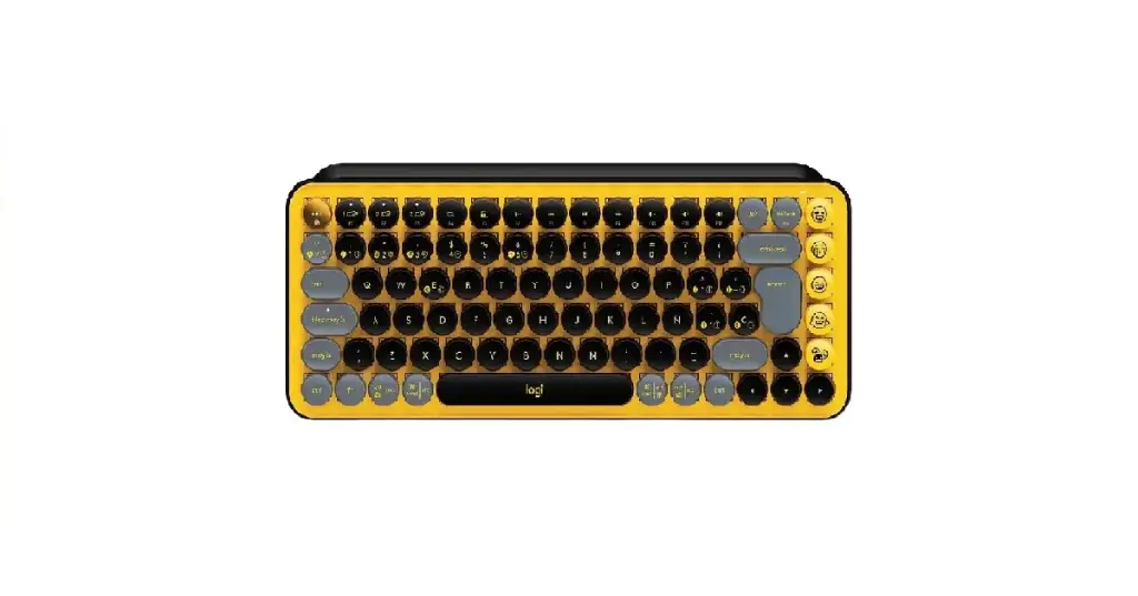 TECLADO LOGITECH POP KEYS MECANICO INALAMBRICO AMARILLO 920-010713 11M DE GARANTIA