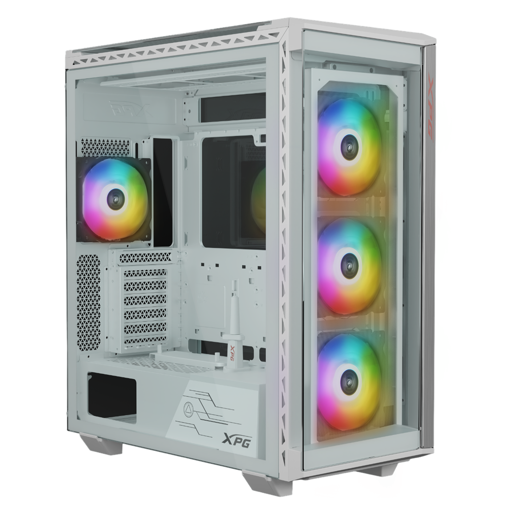 GABINETE ADATA XPG BATTLE CRUISER II BLANCO ARGB E-ATX S/FUENTE CRISTAL BATTLECRUISERIIST-WHCWW 11M DE GARANTIA