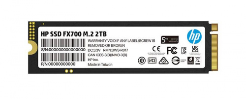 SSD HP FX700 2TB M.2 PCIEX 7200 MB/s 8U2N5AA 11M DE GARANTIA