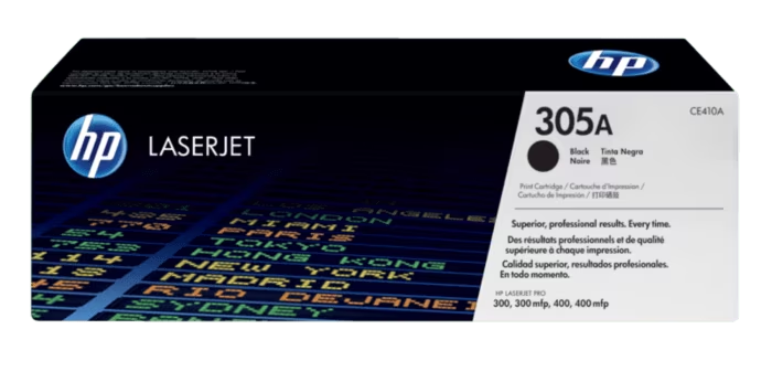 TONER HP 305A NEGRO 2200 PGS COM/M351/M375/M451/M475 CE410A SIN GARANTIA