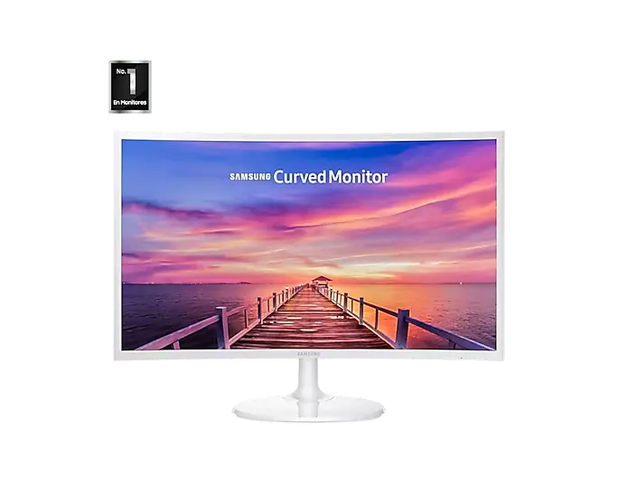 MONITOR 27 SAMSUNG ESSENTIAL 4MS 60HZ FULL HD VA CURVO BLANCO FREESYNC LC27F391FHNXZA GARANTIA CON FABRICANTE