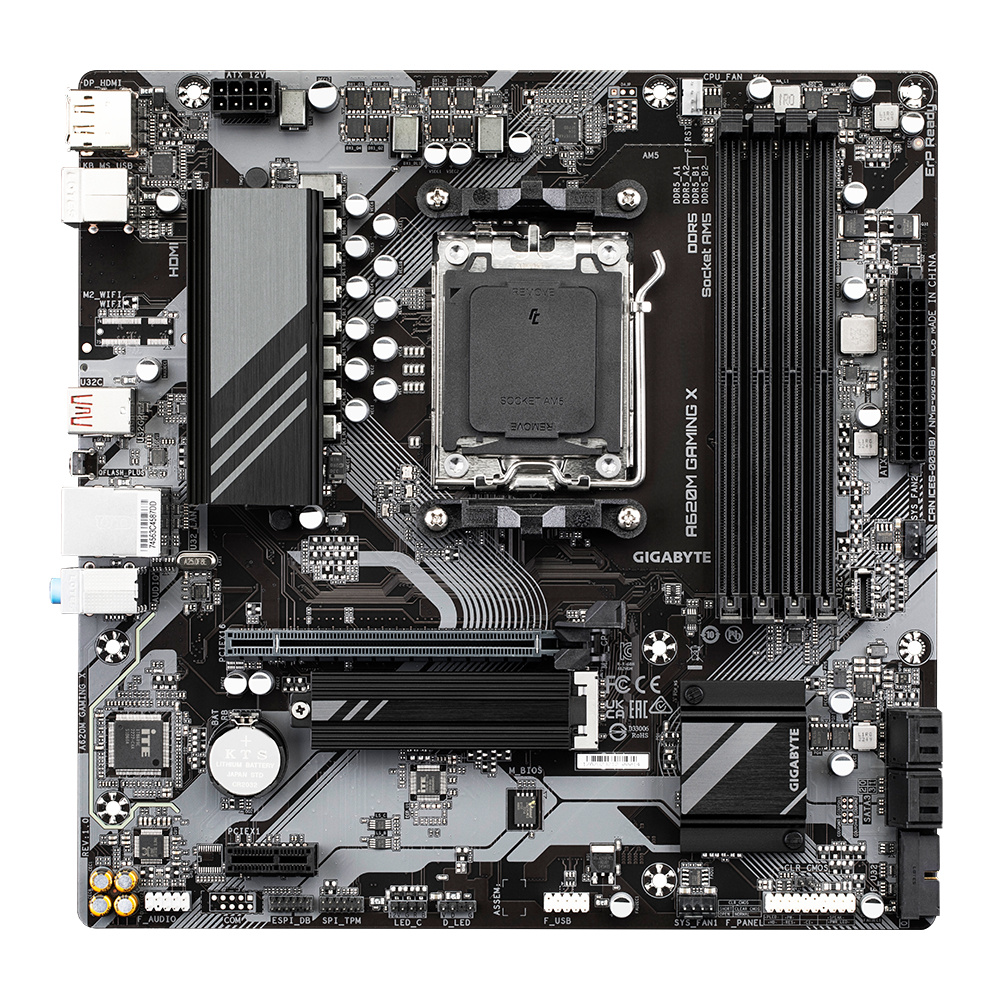 MB GIGABYTE A620M GAMING X RYZEN AM5 DDR5 192GB M-ATX A620M GAMING X 11M DE GARANTIA