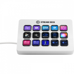 TECLADO ELGATO STREAM DECK MK.2 15 TECLAS ALAMBRICO USB BLANCO 10GBA9911 11M DE GARANTIA