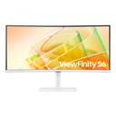 MONITOR 34 SAMSUNG VIEWFINITY S6 5MS 100HZ WQHD VA USB-C FREESYNC BLANCO LS34C650TALXZX GARANTIA CON FABRICANTE