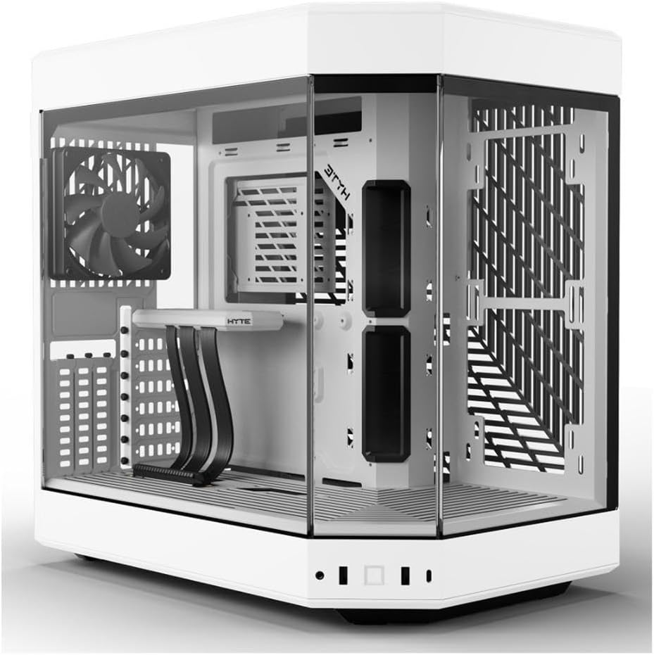 GABINETE HYTE Y60 BLANCO EATX S/FUENTE CRISTAL CS-HYTE-Y60-WW 11M DE GARANTIA