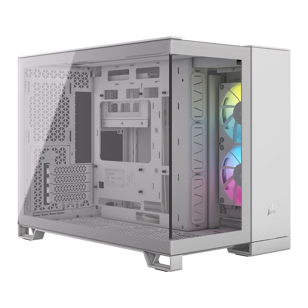 GABINETE CORSAIR ICUE LINK 2500X RGB BLANCO M-ATX CRISTAL SIN FUENTE CC-9011268-WW SIN GARANTIA