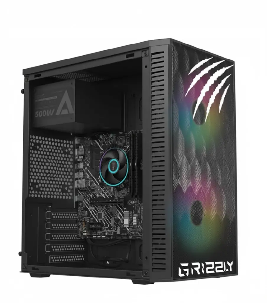 PC GRIZZLY INTEL CORE I5 11400 3.6GHZ 16GB SSD 500 WIFI PG-INTEL064 12M DE GARANTIA