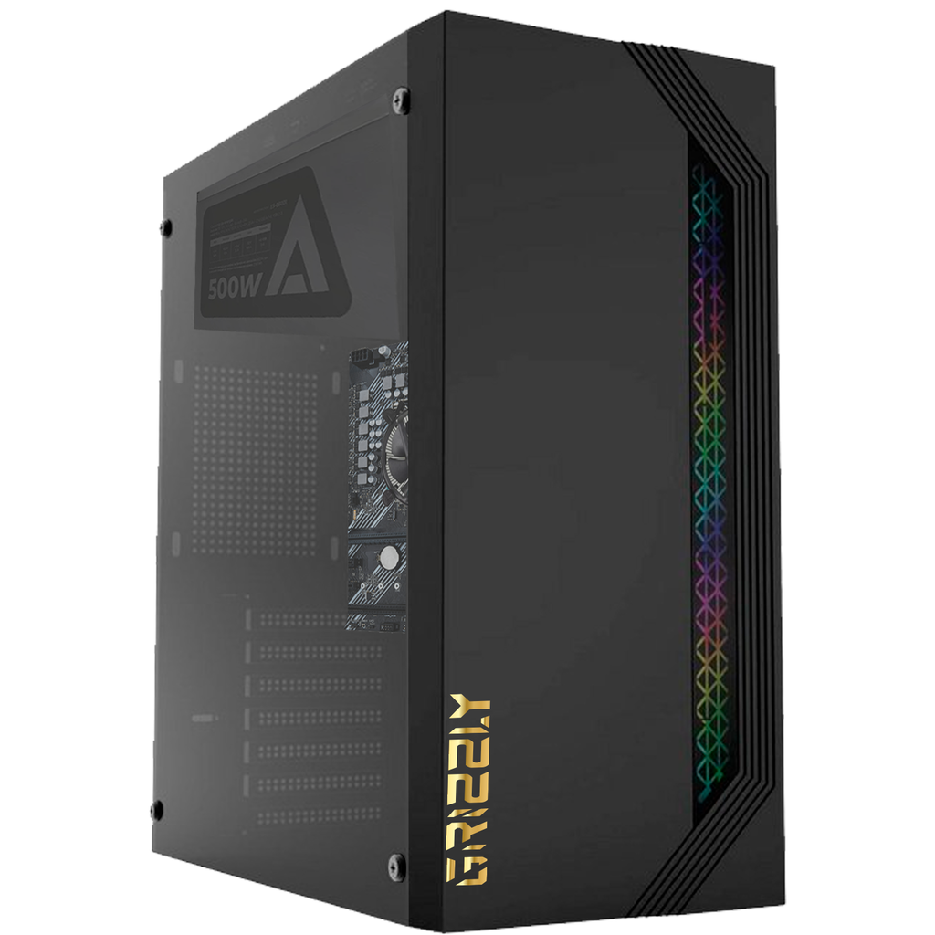 PC GRIZZLY INTEL CORE I3 10100 3.6GHZ  8GB NV2 500GB WIFI PG-INTEL065 UN AÑO DE GARANTIA