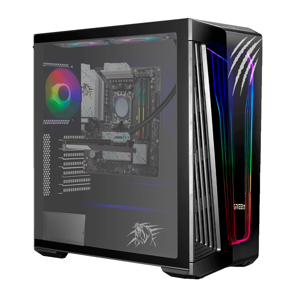 PC GAMER GRIZZLY AMD RYZEN 5 8500G 3.5GHZ 32GB RX6750XT NV2 2TB WIFI BT PG-AMD055 UN AÑO DE GARANTIA