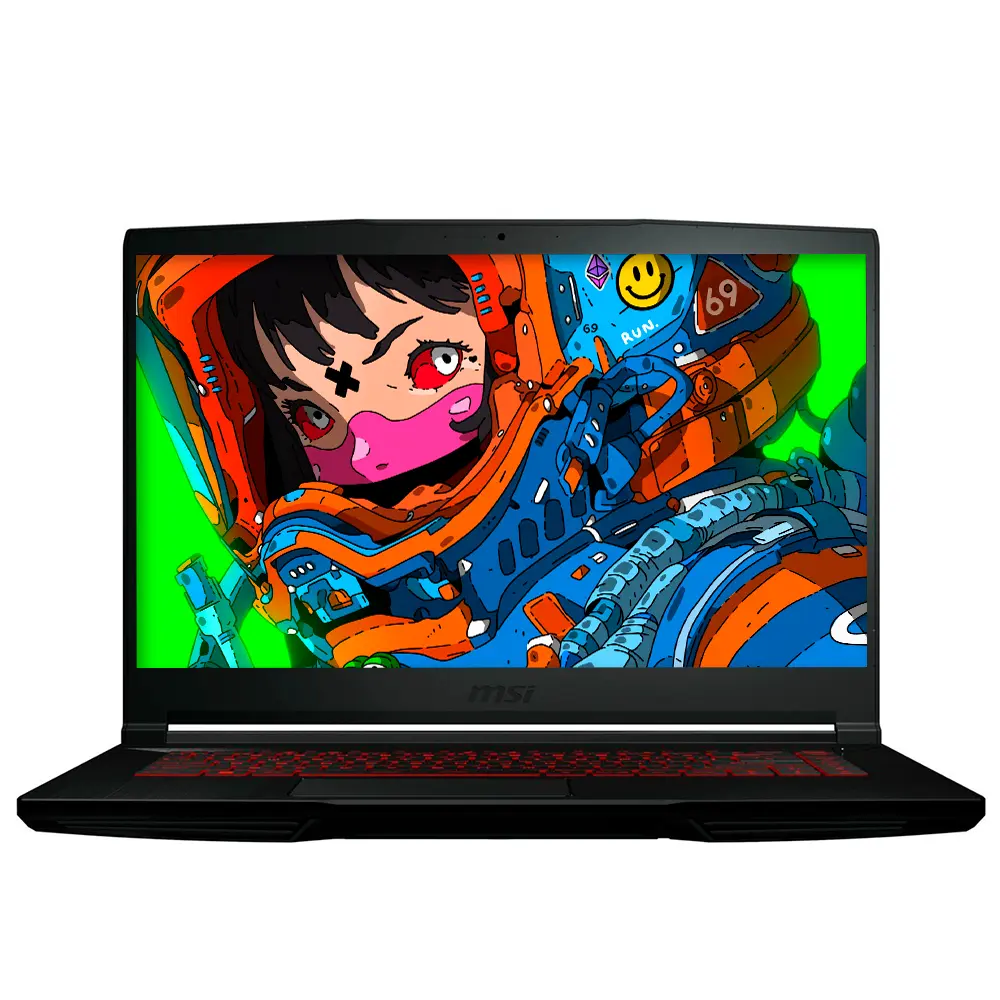 LAPTOP MSI THIN CORE I5 12450H 1TB SSD 8GB DDR4 RTX 2050 15.6 FHD W11H NEGRO GAMING GF63 12UCX-898US 12M DE GARANTIA